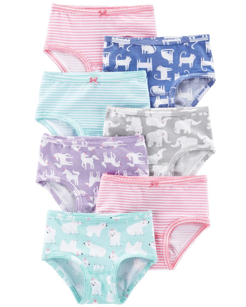 Carters Girls Little 7-Pack Underwear